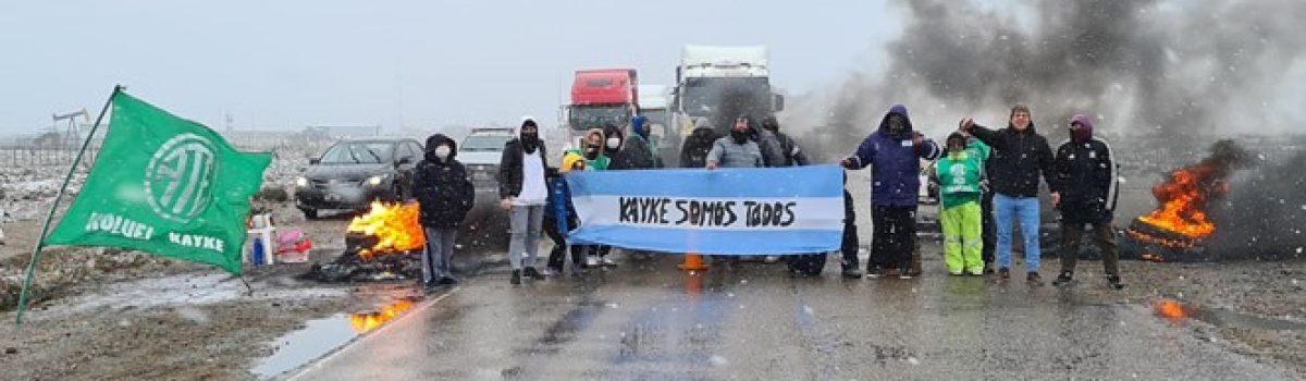 ATE PT Kayke corte de ruta 2020