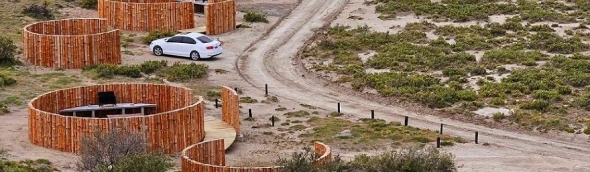 Área de acampe en PN Monte León