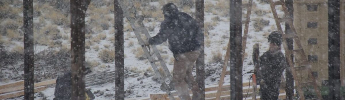 Bajo cero y a puro oficio parque patagoni invierno