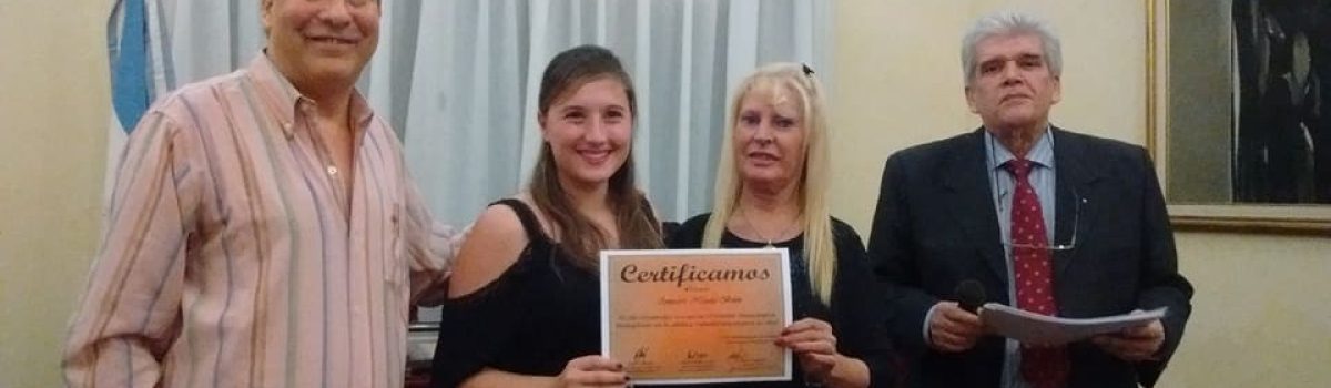 Belen Ampuero reconocida BSAS