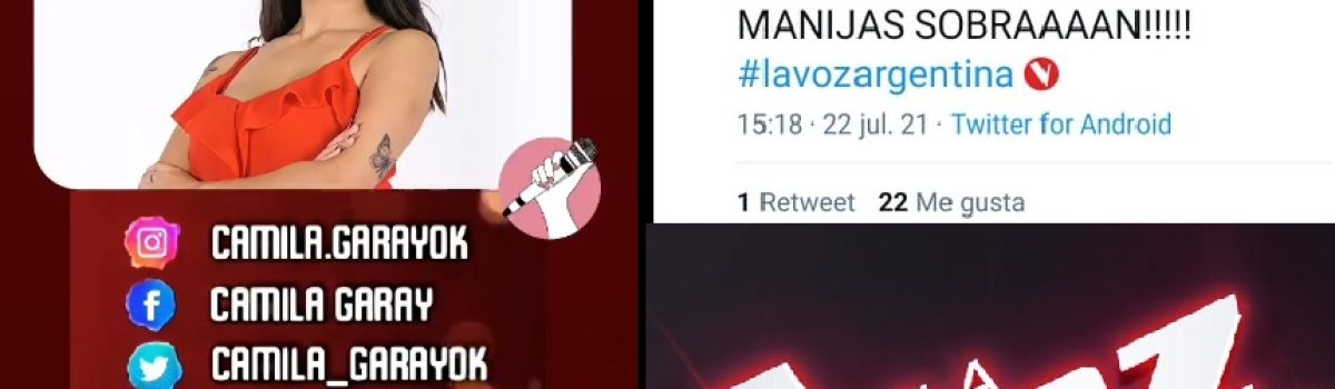 Camila Garay La Voz argentina Redes sociales