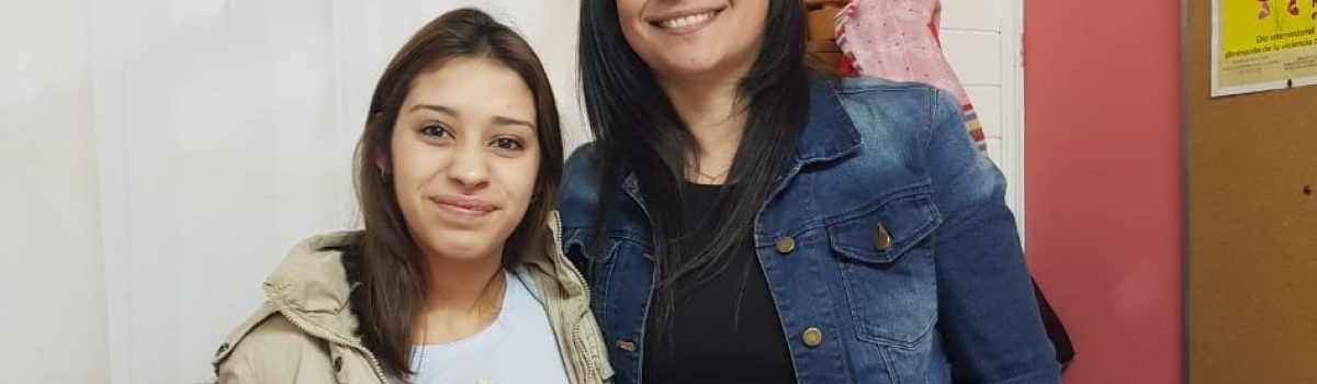 Camila Garay y Andra Yapura