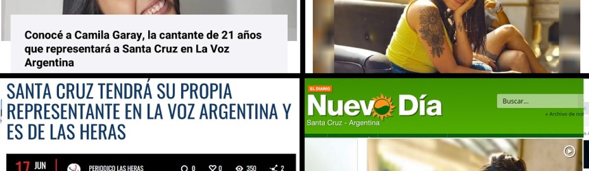 Camila garay La voz1