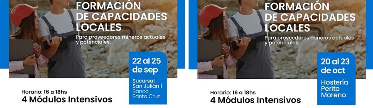 Capacitación proveedores mineros santacruceños PSJ