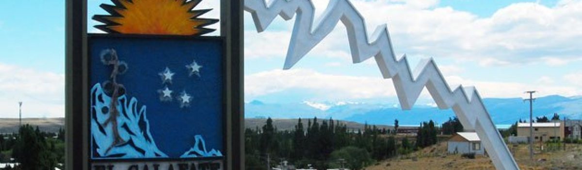 Cartel de El calafate