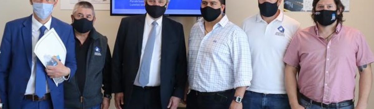Claudio Vidal y Presidente fernandez