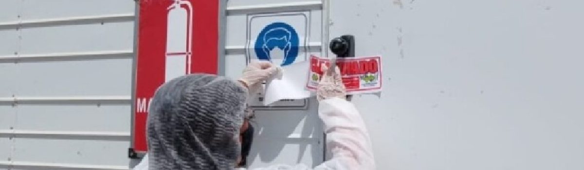 Clausura cierre Servicom covid posi trabajadores