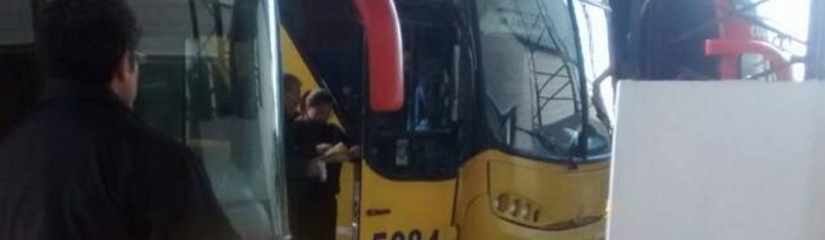 Colectivos en terminal