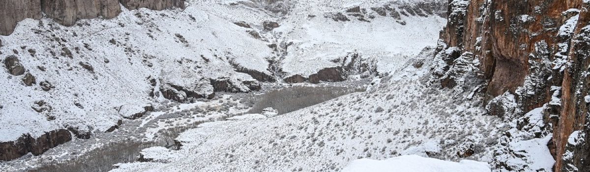 Cueva de las Manos nieve Bucci