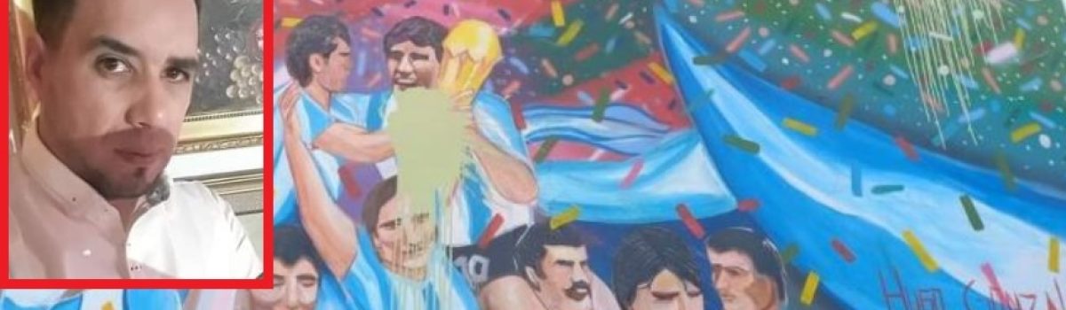 Hugo pastor mural daño
