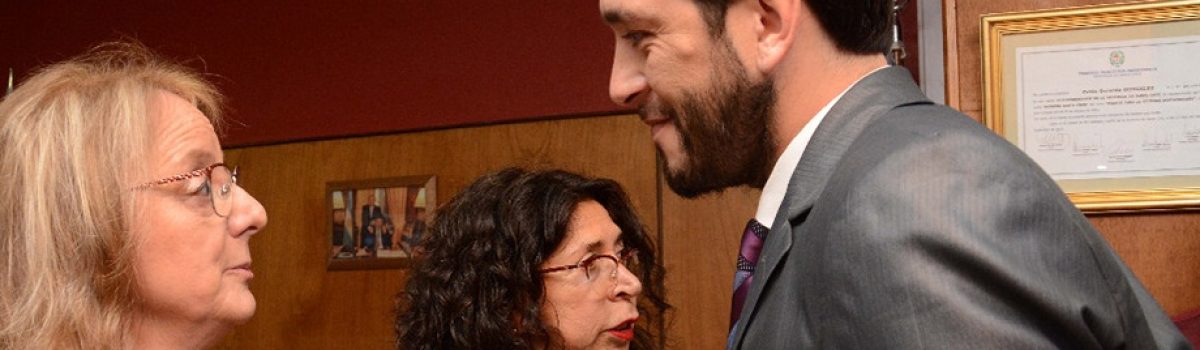 INTENDENTE CASARINI Y LA GOBERNADORA KIRCHNER PM