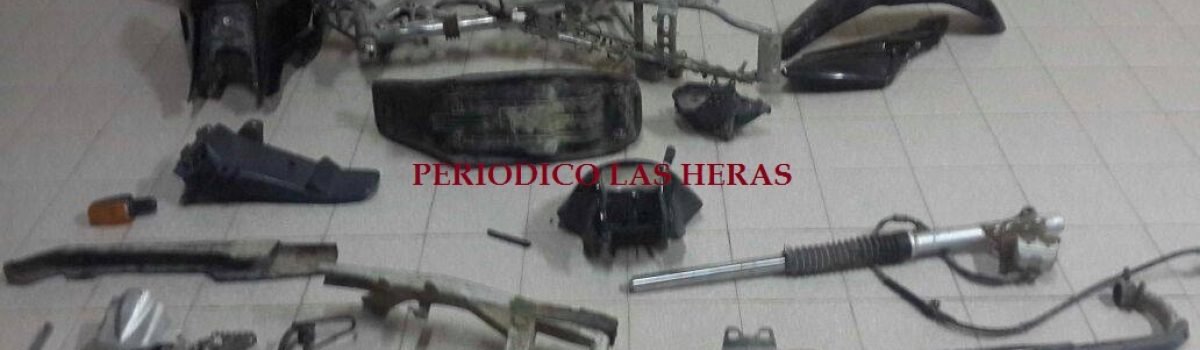 Moto recuperada chacra 1