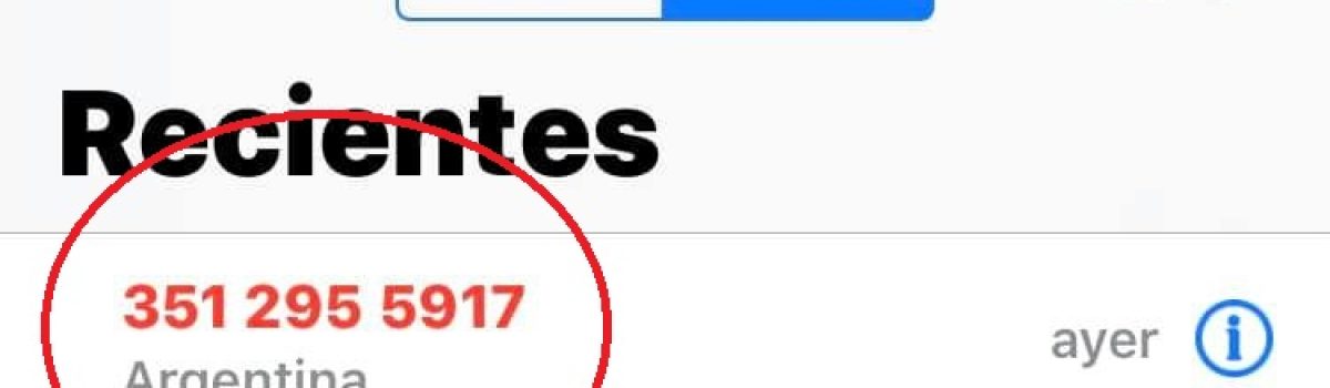 Numero estafa