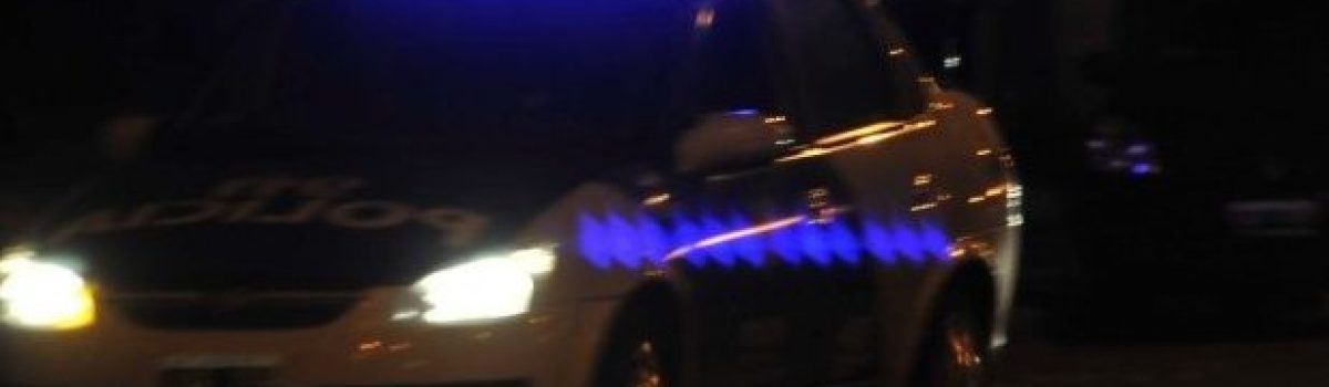Patrullero noche policia