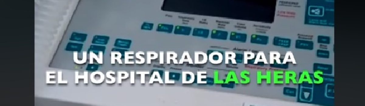 Respirador instalado muni