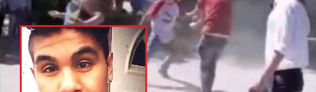 Santiago Farfán golpeado camping
