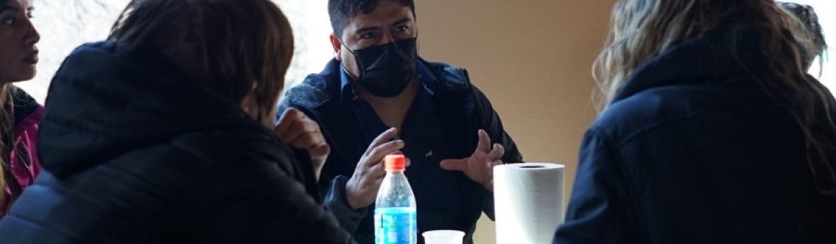 Vidal con vecinos