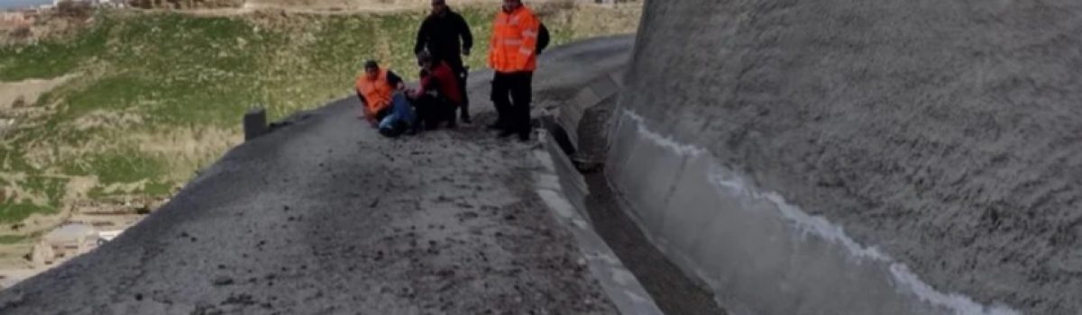 accidentado herido cerro chenque