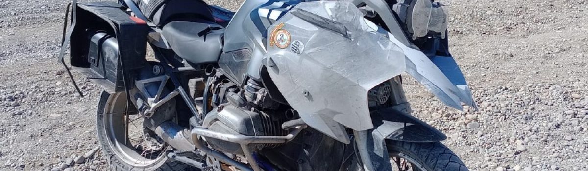 accidente moto brasil RN 40
