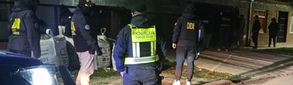 allanamiento en PM detendos
