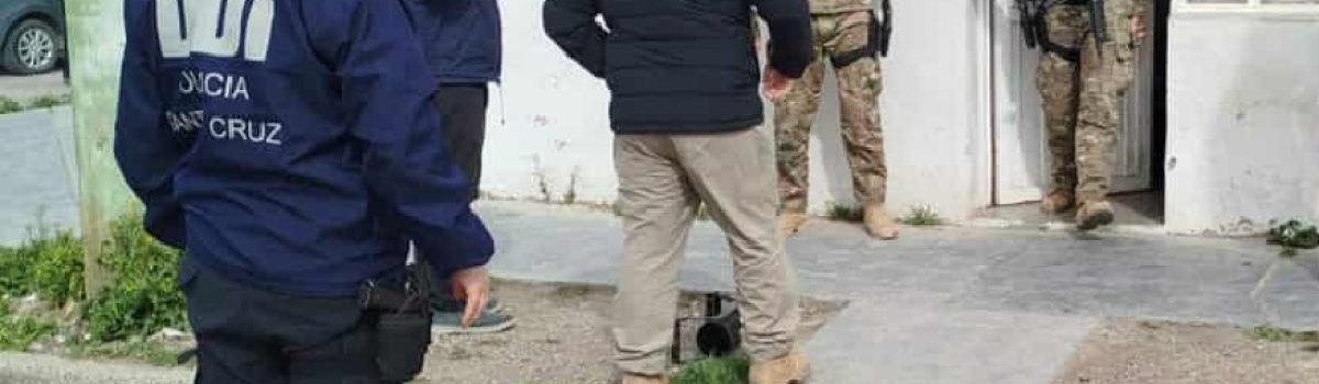 allanamiento y detenido en PT