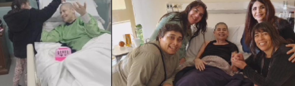 andrea yapura y su nieta hospi
