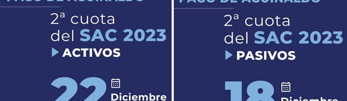 anuncio aginaldo SC 2023