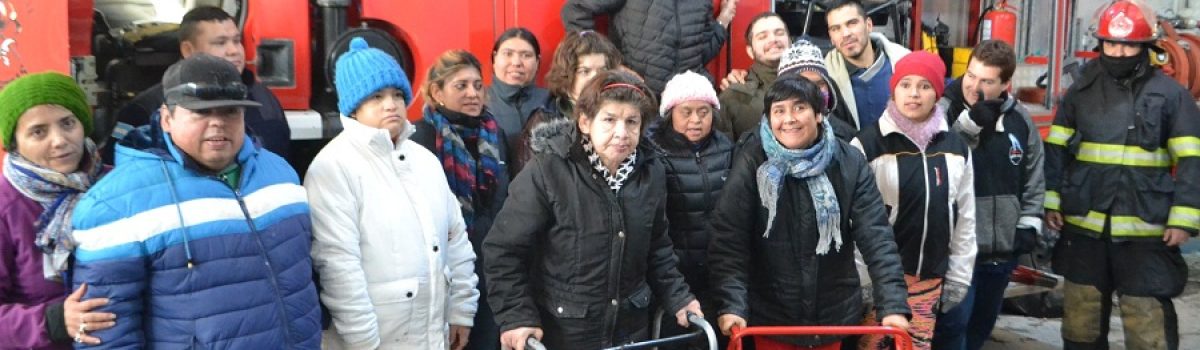area especial con bomberos