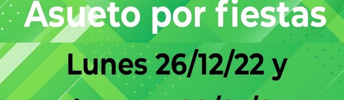 asueto fiestas 2022