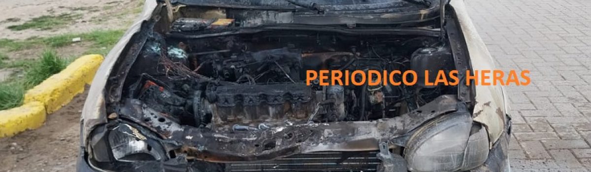 auto incendiado motor