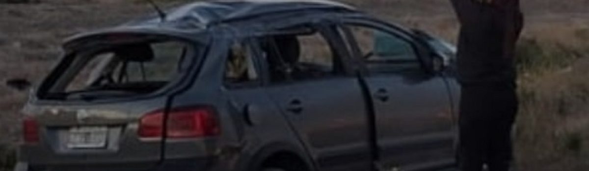 auto volcado con cocaina