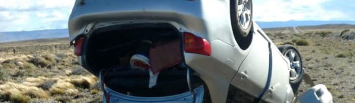 auto volcado ruta paraguaya