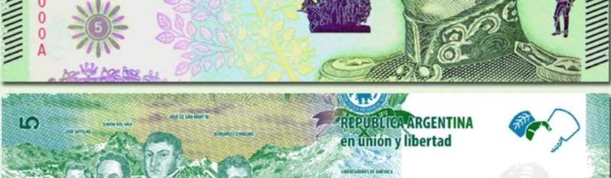 billetes 5 pesos