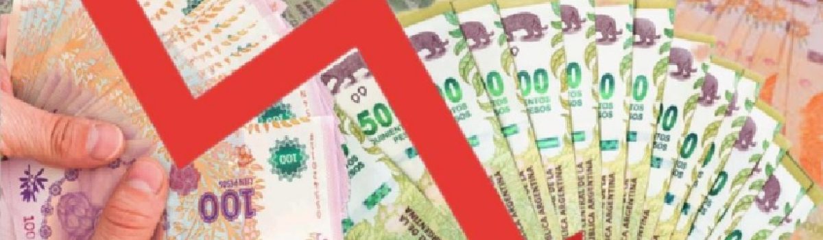 billetes en baja