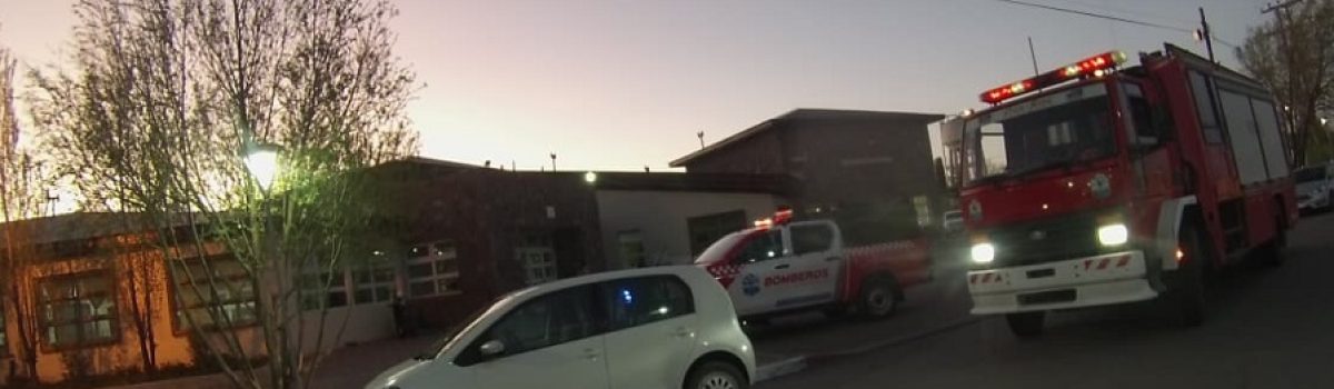 bomberos en la industrial