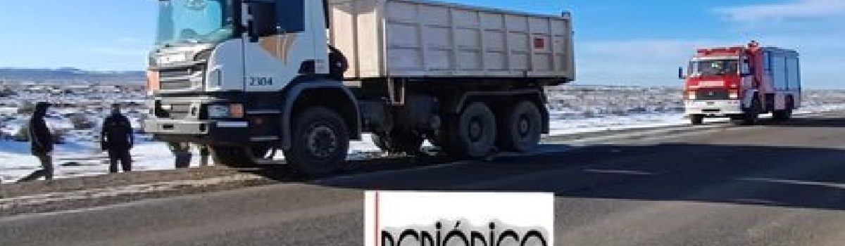 camion incendiado ruta LH3