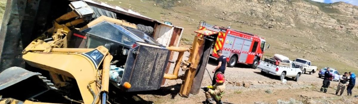 camion volcado calafate