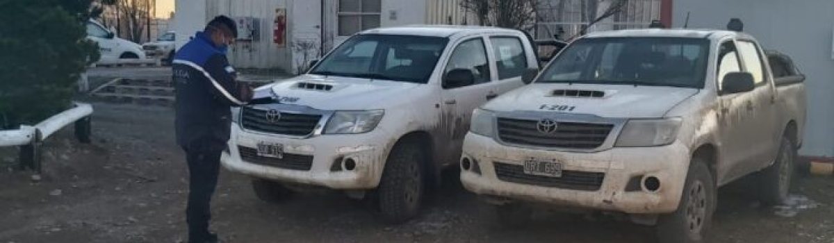 camioneta EDVSA policiales covid 19