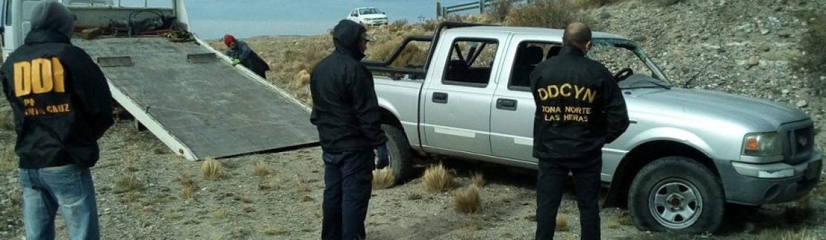 camioneta abandonada ruta DDI 1