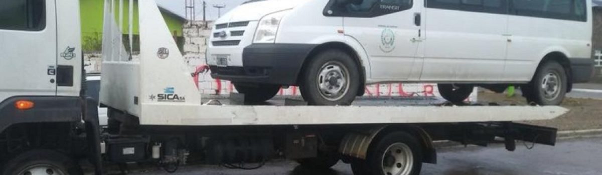 camioneta del tribunal secuestrada