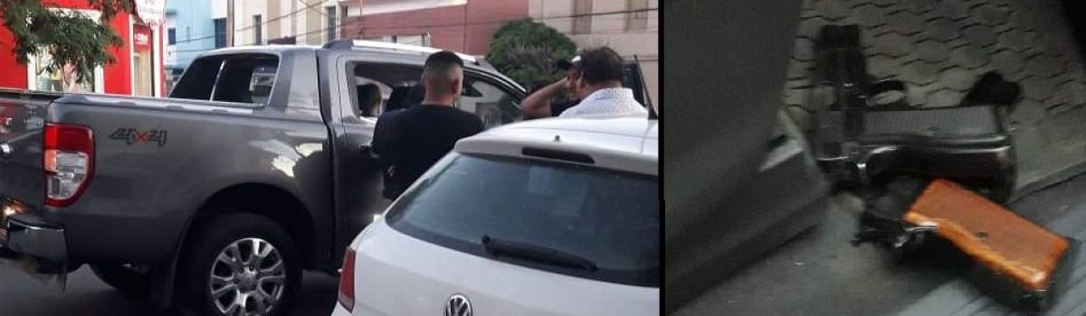 camioneta juez quelin armas