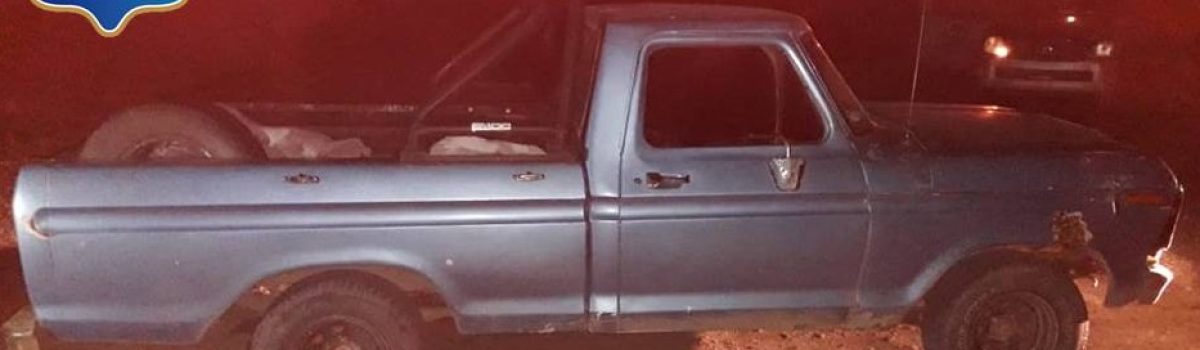 camioneta secuestrtada Geor PM