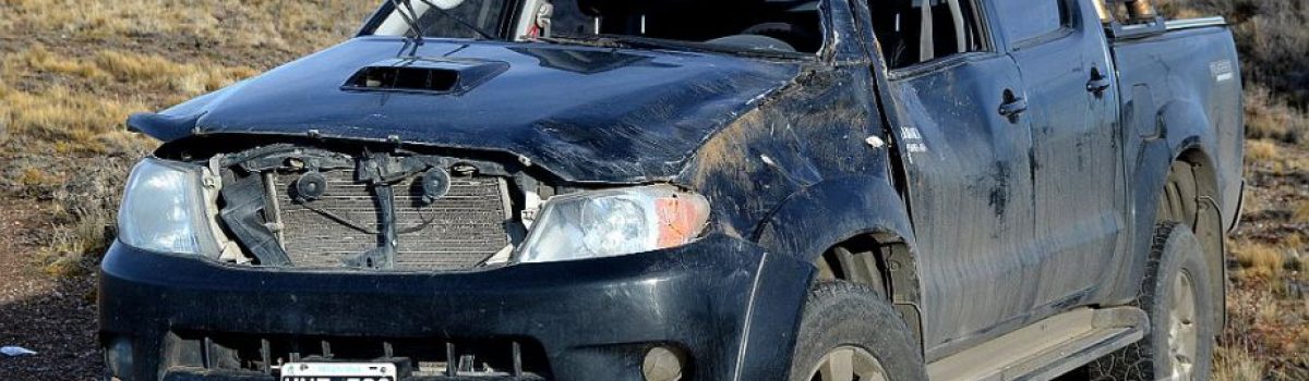 camioneta volcada La vanguardi D S