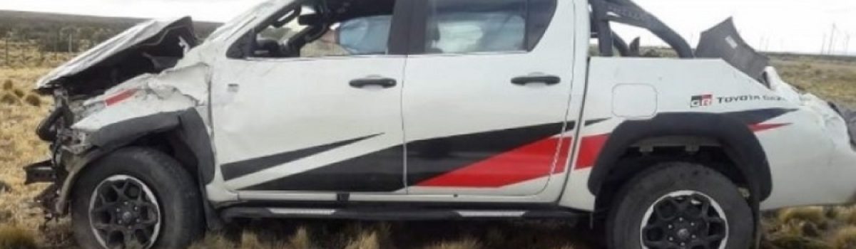 camioneta volcada kaique