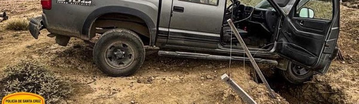 camioneta zanja muerto
