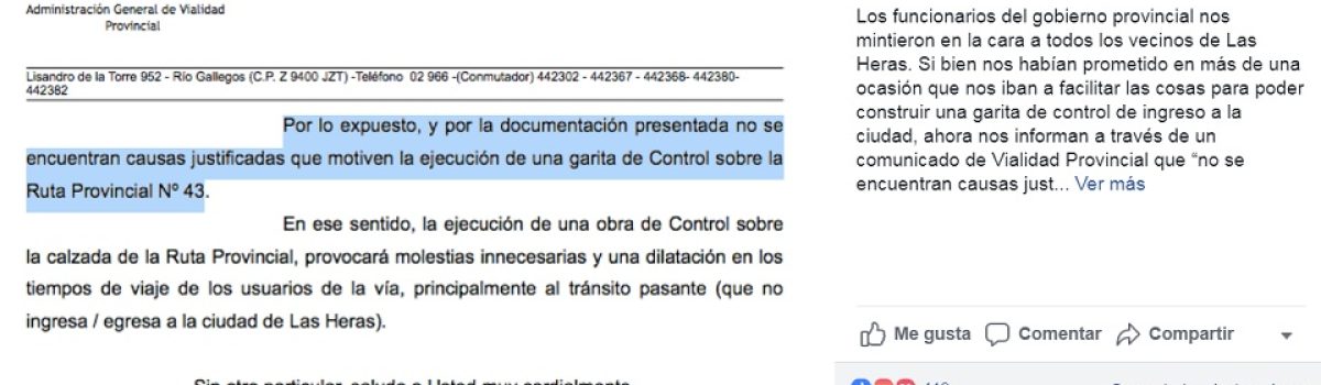 carambia al Gob mentiras