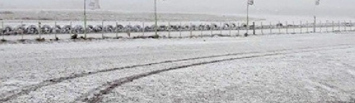 carrera suspendida nieva