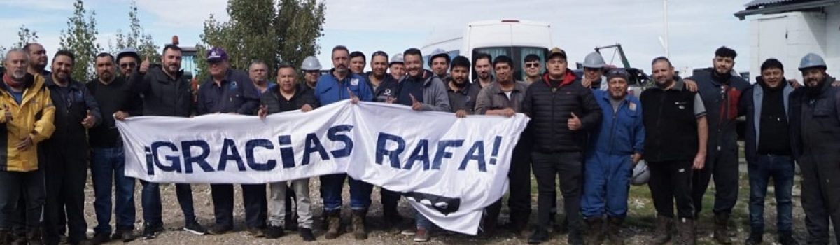 cartel gracias Rafa