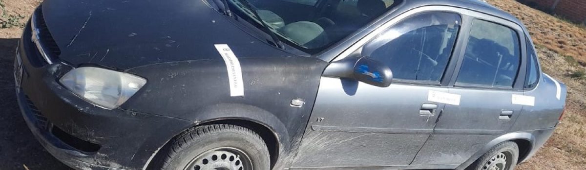 chevreolet corsa secustrado gris