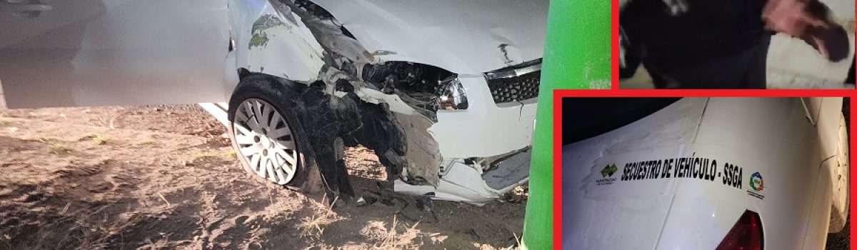 choque auto blnaco amenaza manuel